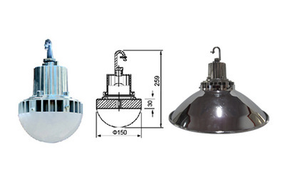 【LED單罩工廠燈 一體化LED20W工廠燈 廣照型 環面燈罩 廠房車間用】價格,廠家,圖片,其他LED燈具,上海出馬照明科技-