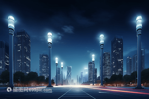 現代城市智能路燈